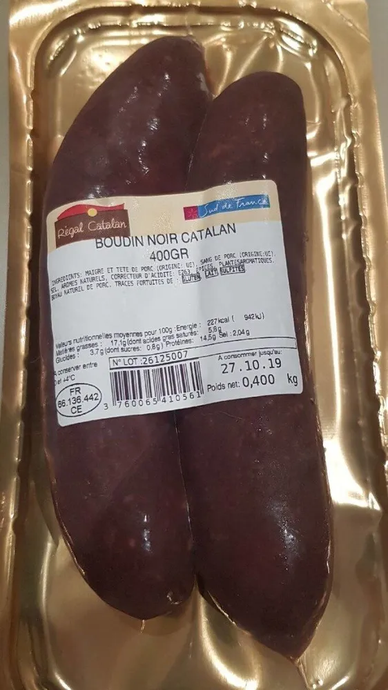 Boudin noir catalan 400gr