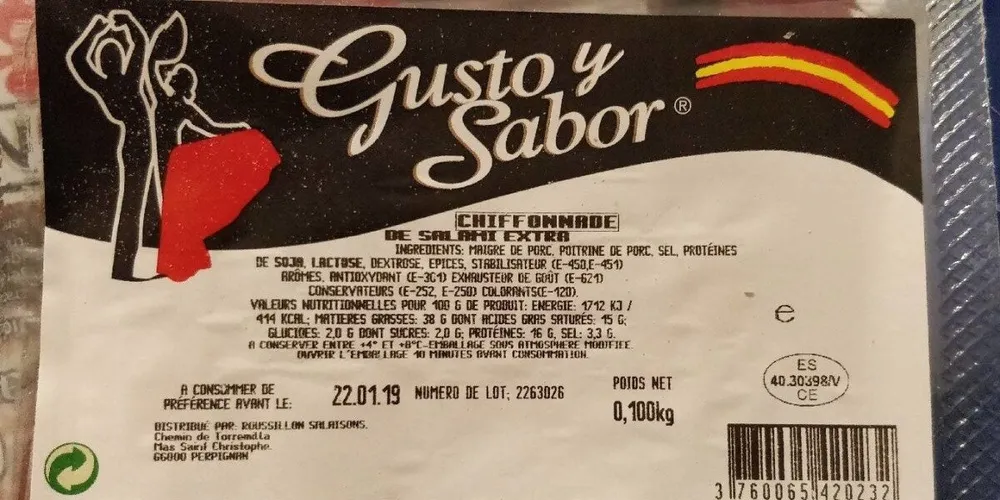 Chiffonade de Salami Extra