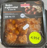 Boles de picoulat et son riz