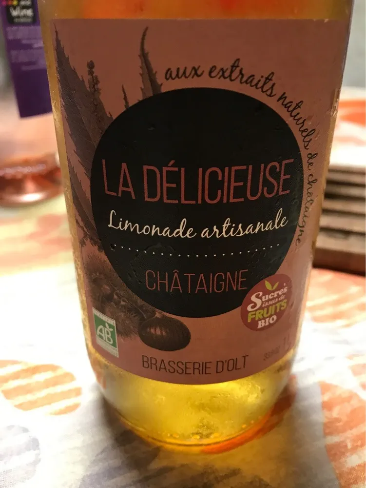 Limonade artisanale chataigne
