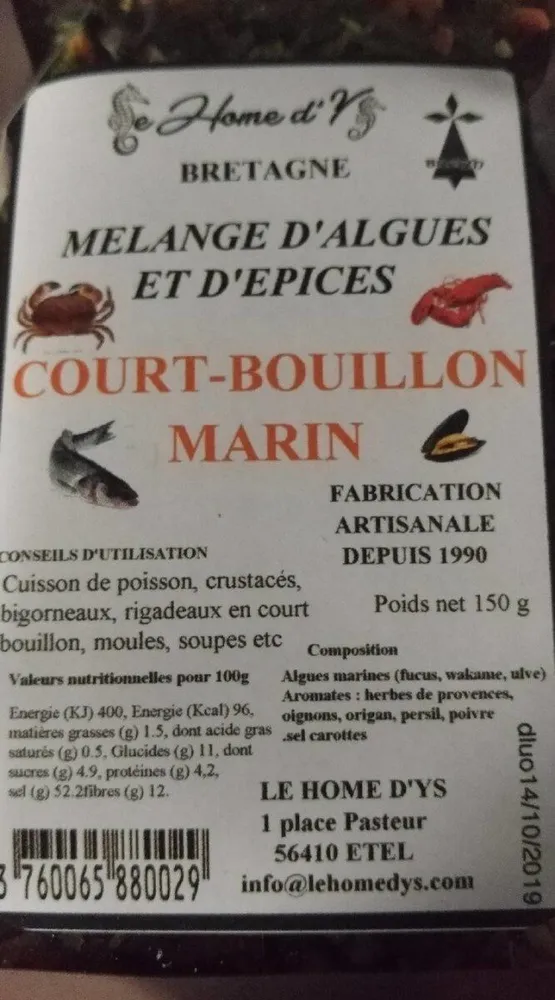 Mélange d'algues et d'épices