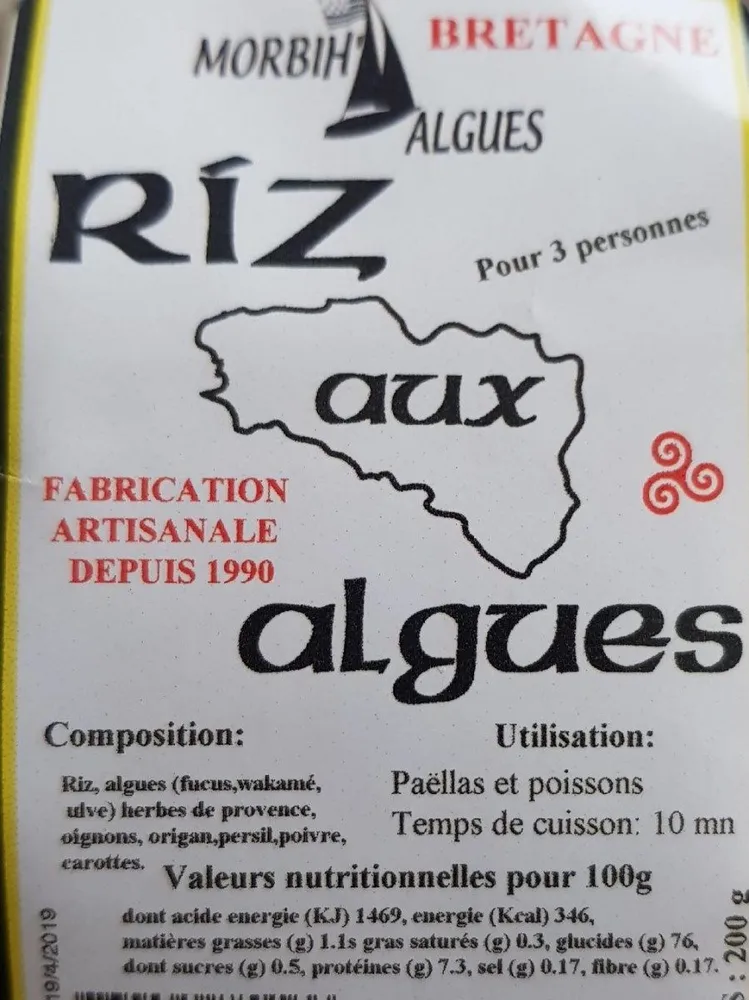 Riz aux algues