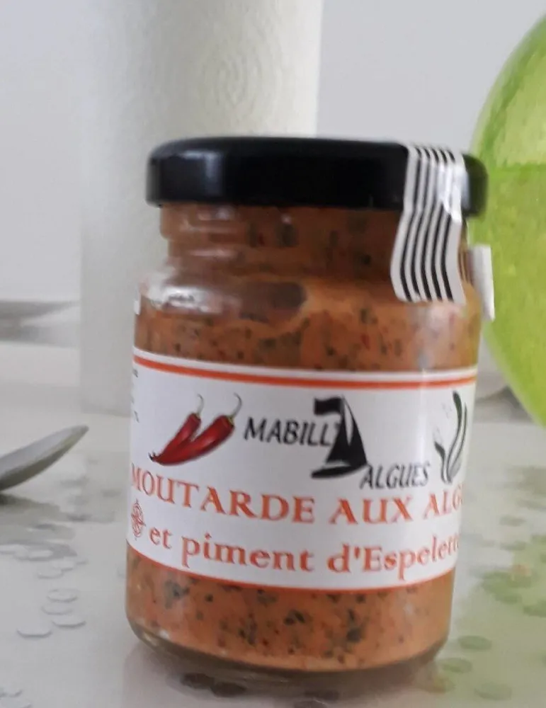 Moutarde aux algues et piment d'espelette