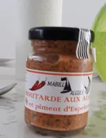 Moutarde aux algues et piment d'espelette