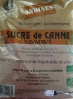 Sucre de canne d'Equateur