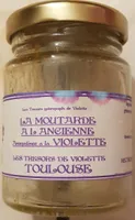 Moutarde à l'ancienne aromatisée à la Violette