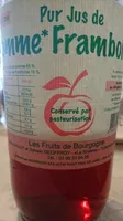 Pur jus de pomme framboise