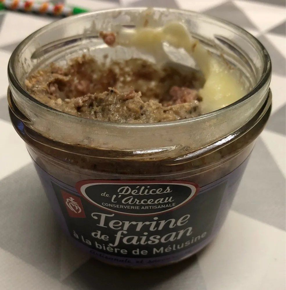 Terrine de faisan à la bière de Mélusine