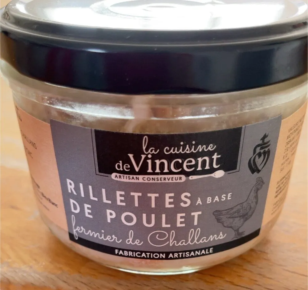 Rillettes de poulet fermier