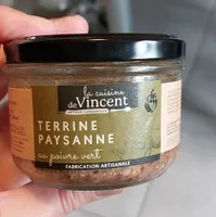 Terrine paysanne au poivre vert
