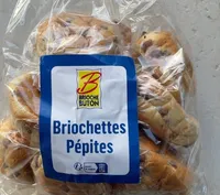 Briochettes aux pépites de chocolat au lait