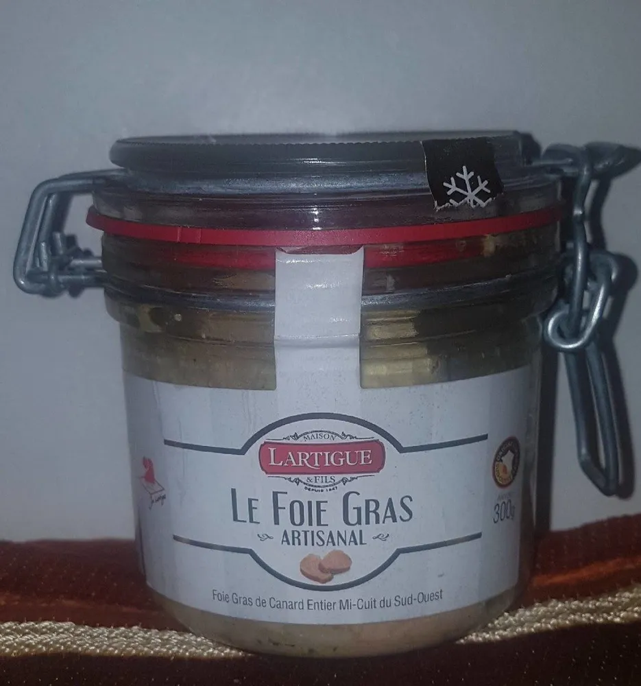 Lartigue foie gras de canard entier en verre