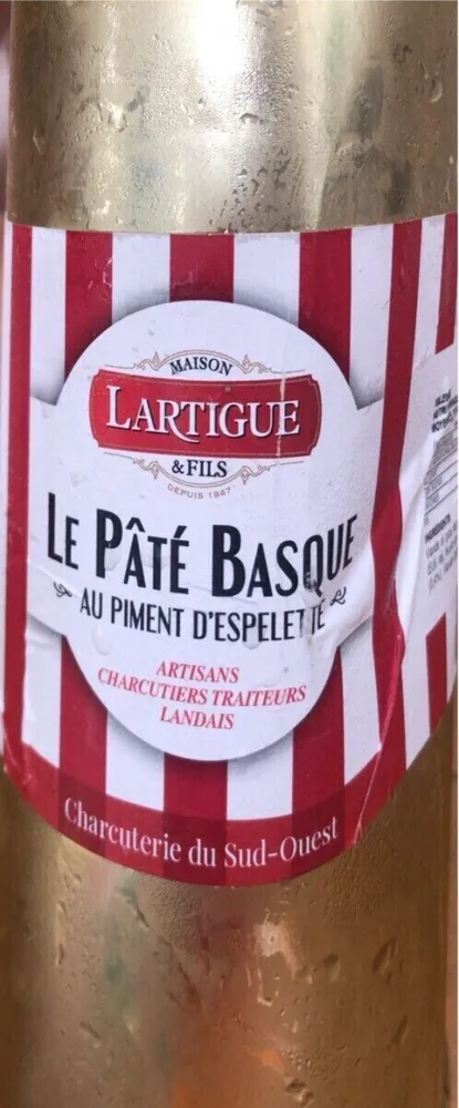 Le paté basque au piment d’espelette