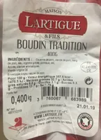 Lartigue & Fils Boudin Tradition le paquet de 400 g
