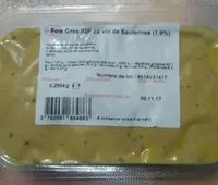 Foie gras igp au vin de sauternes