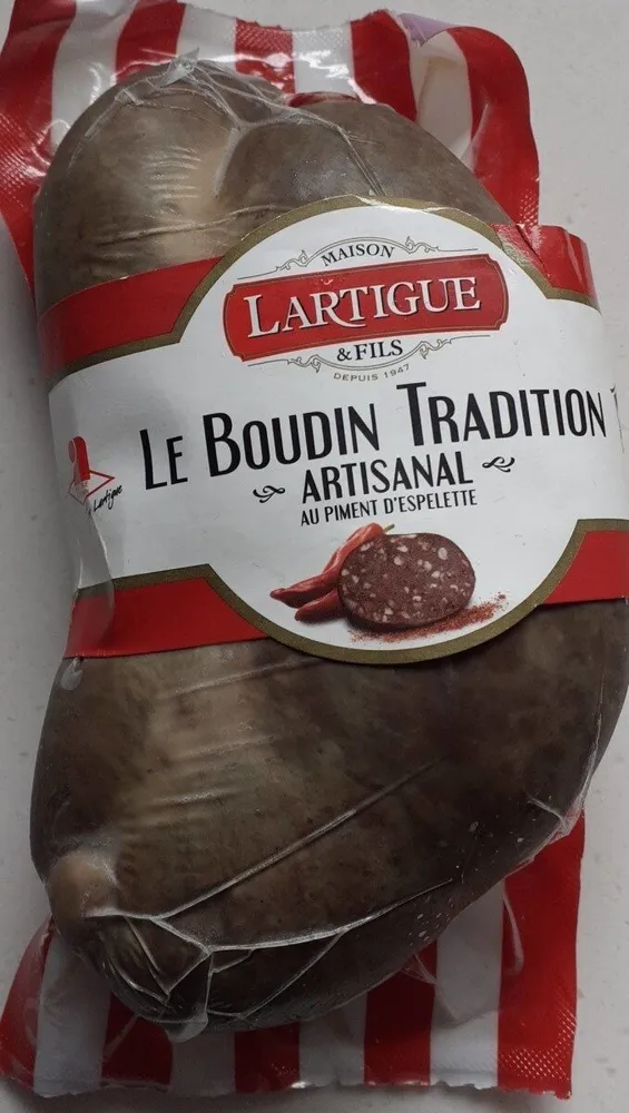 Boudin tradition piment espelette