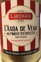 L'axoa de veau au piment d'Espelette