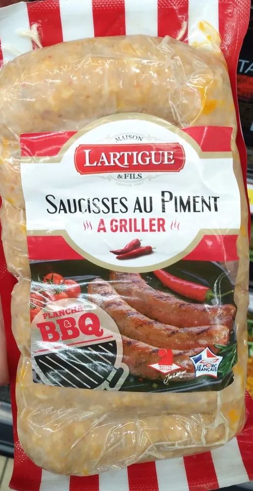 Saucisses au Piment à Griller