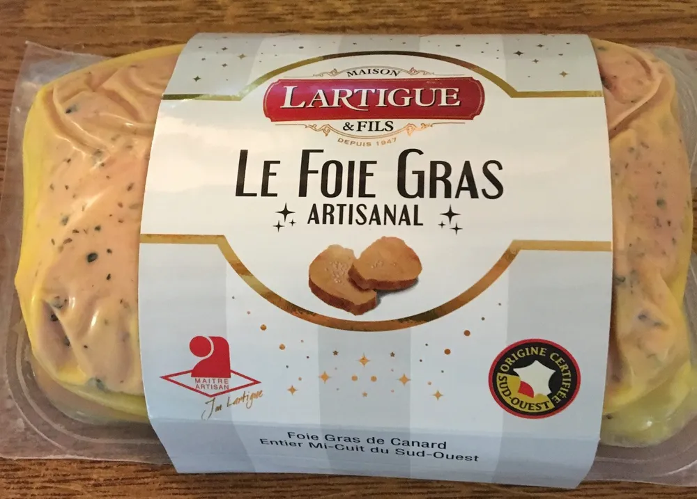 Foie gras de canard entier