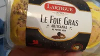 Le foie gras artisanal au poivre noir
