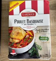 Poulet basquaise aux poivrons