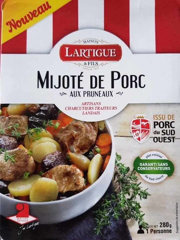 Mijoté de porc