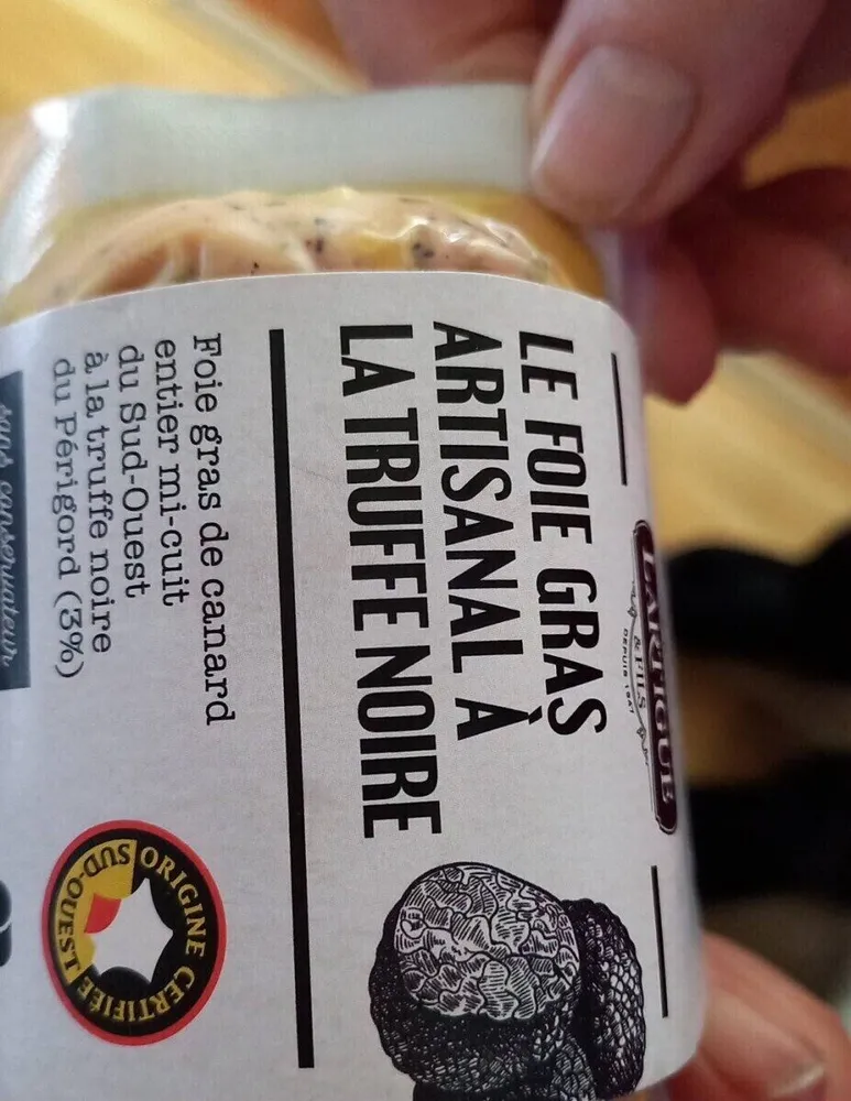 LE FOIE GRAS ARTISANAL À LA TRUFFE NOIRE