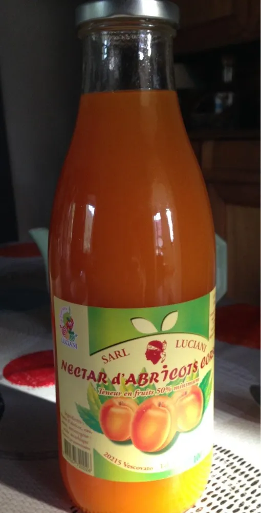 Nectar d'abricots corses