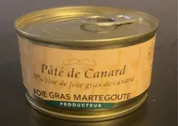 Paté de canard 30% bloc de foie gras de canard