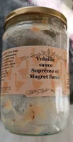 Volaille sauce suprême et magret fumé