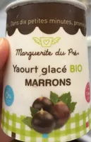 Yaourt glacé bio Marrons