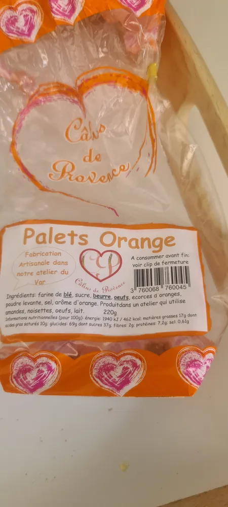 Palets orange