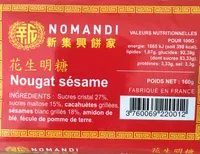 Nougat Sésame Cacahuete