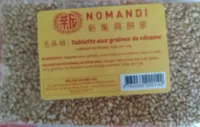 Tablette aux graines de sésame