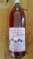 Jus de pomme framboise