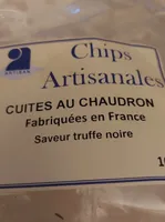 Chips artisanales saveur truffe noire