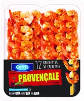 12 brochettes de crevettes provençale - 500g - Frais