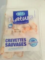 Crevettes cuites décortiquées natures
