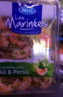 Crevettes cuites ail & persil Les Marinées