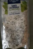 Sauce à l'oseille à la crème fraîche au sel de Guerande