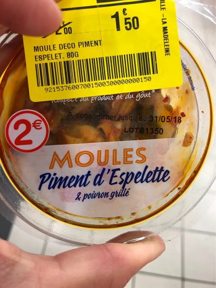 Moules piment d'espelette