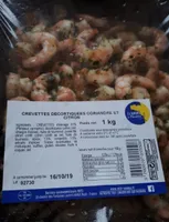 Crevettes décortiquées coriandre et citron