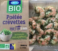 Poêlée de crevettes marinade ail et persil BIO - 180g - Frais