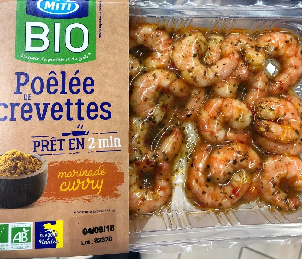 Poelee de crevettes