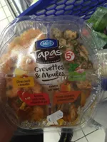 Tapas crevettes et moules