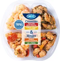 Plateau crevettes & moules - 180g - Frais