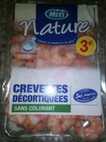 Crevettes décortiquées sans colorant