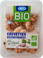 Crevettes BIO décortiquées ail et persil