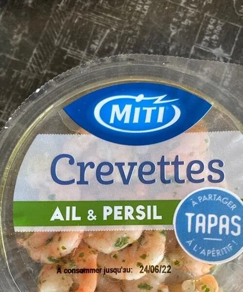 Crevettes ail & persil - 100g - Frais