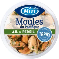 Moules du Pacifique ail & persil - 100g - Frais